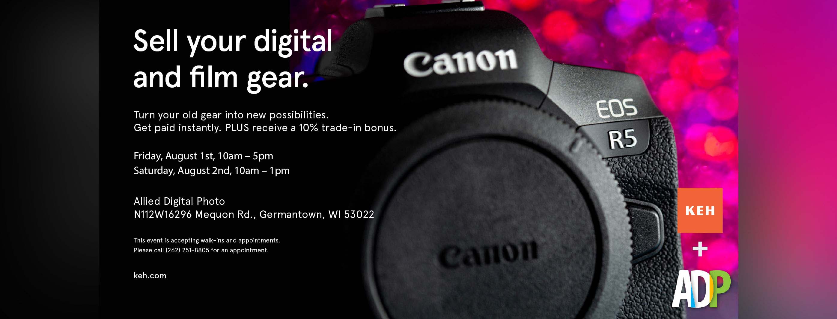 Sell your old camera gear