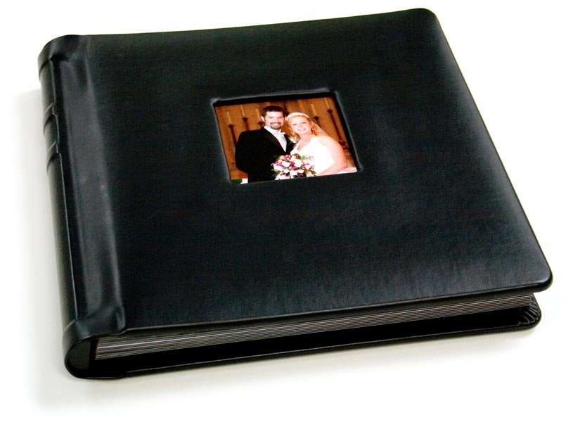 10x10 leatherette flushmount album cover